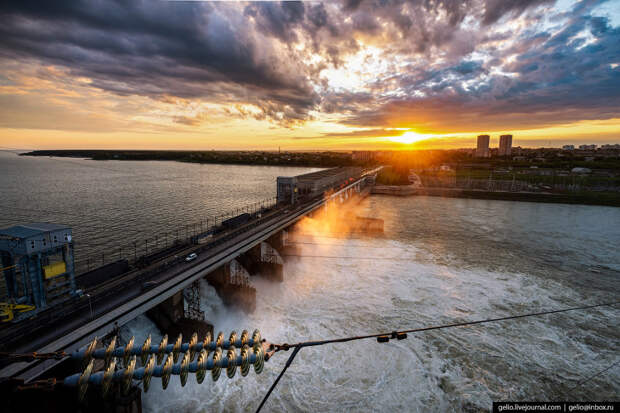 Новосибирская ГЭС в объективе