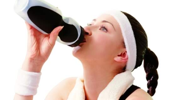 Питье во время тренировки