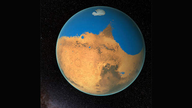 Ученые: Марс мог быть холодной планетой с большим океаном