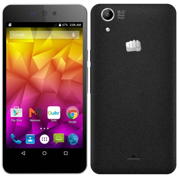 Micromax Canvas Selfie Lens Q345: смартфон со съёмной широкоугольной оптикой