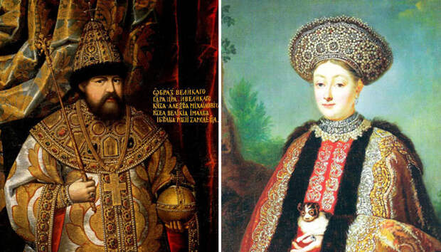 Церемониальная одежда русских царей была богато расшита жемчугом 