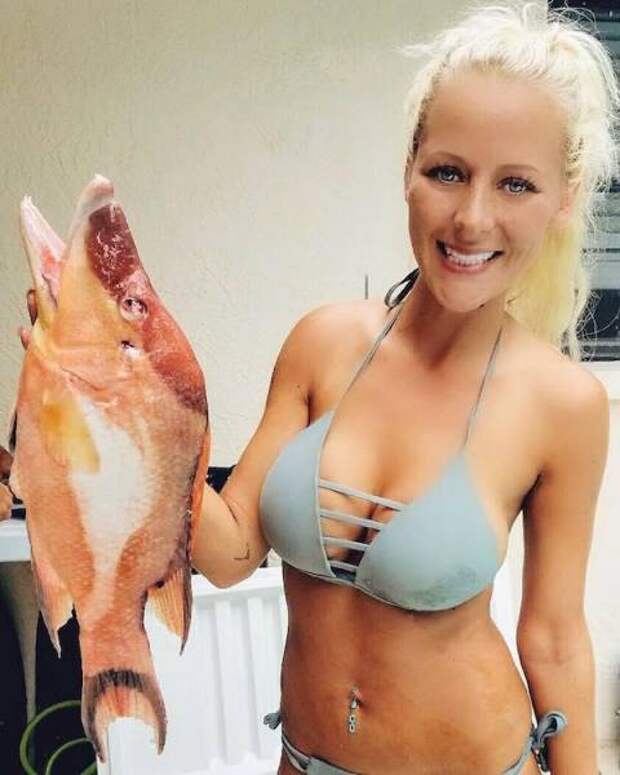 Девушки, которые любят рыбалку (42 фото)