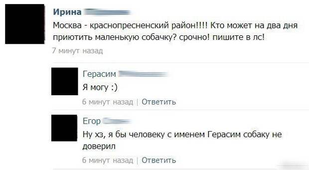 Комментарии из соцсетей