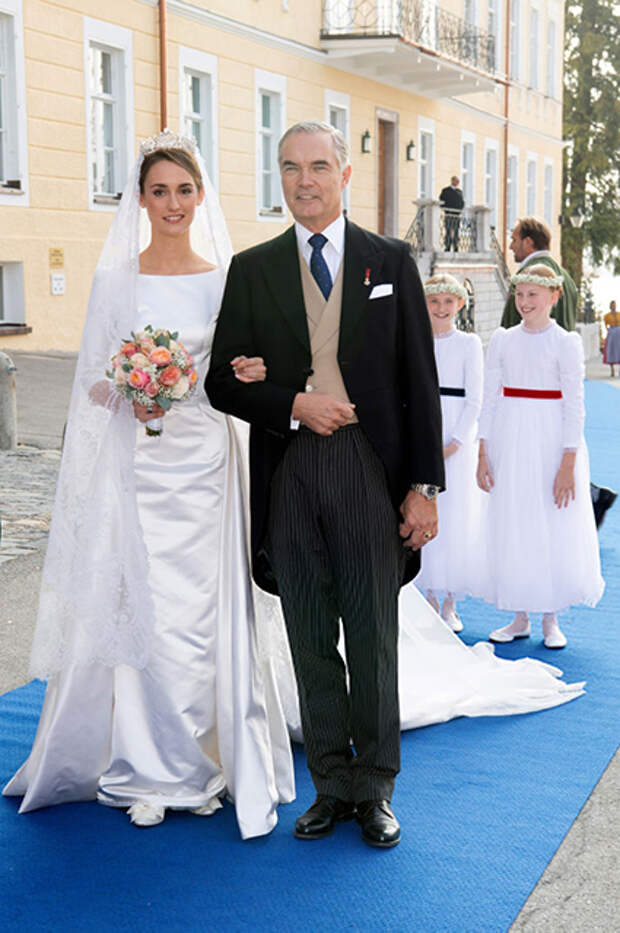 Герцогиня София Вертембергская с отцом принцем Филиппом