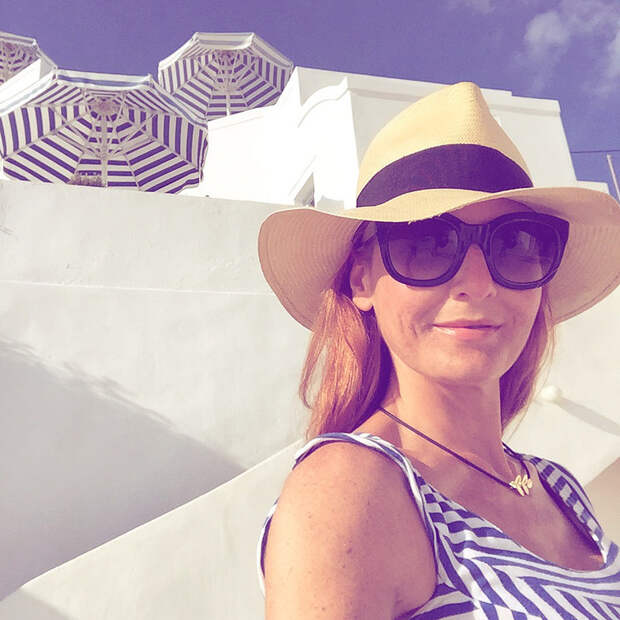 Summer style | stripes and straw hat