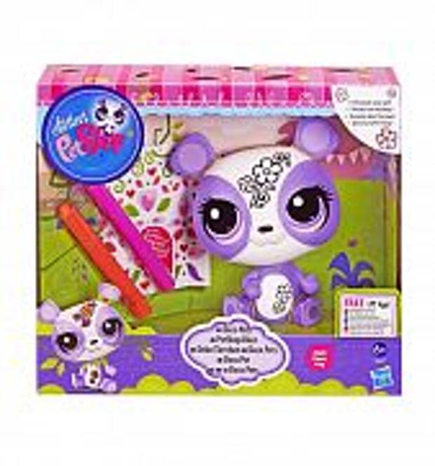 Игровой набор Littlest Pet Shop Укрась зверюшку Панда Пенни Линг
