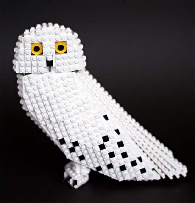 том пулсом скульптуры птиц из конструктора LEGO (6)