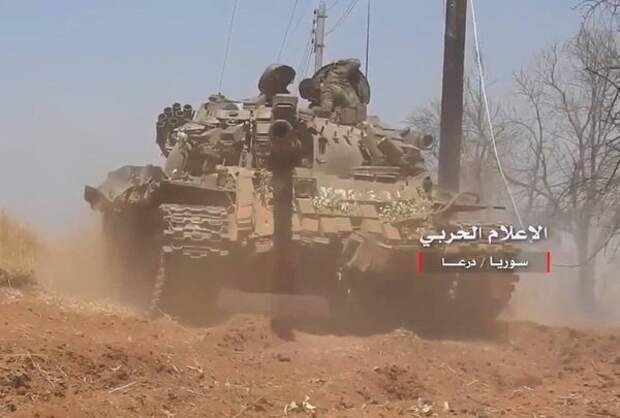 Наступление сирийской армии войск в Даръа