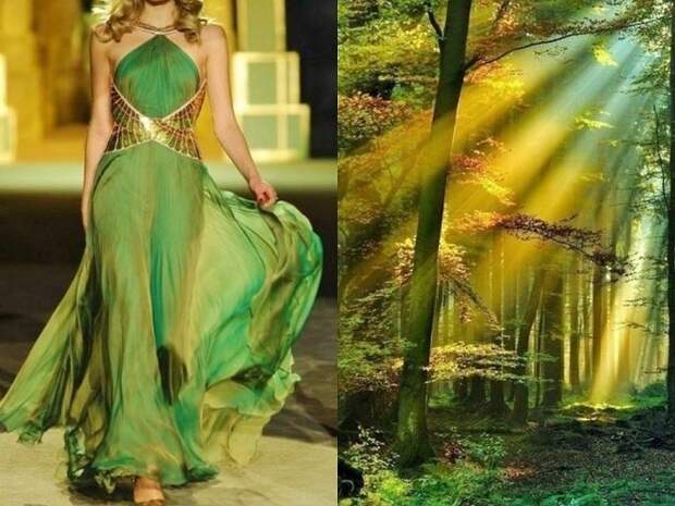 Потрясающие параллели в проекте «Fashion & Nature».