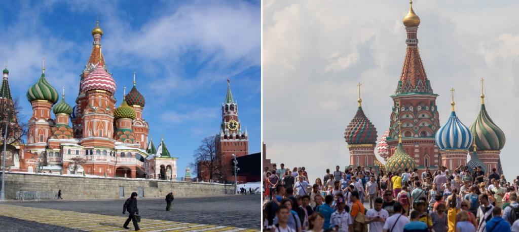 Как выглядят известные достопримечательности в