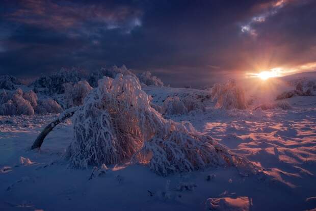 фото Даниила Коржонова &quot;Зимний Крым&quot; крым, фото