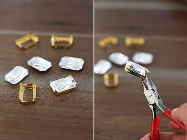 Босоножки со стразами (Diy)