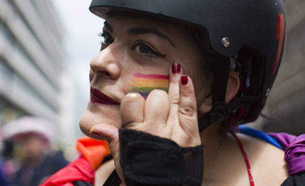 Участник гей-парада в Лондоне, Великобритания