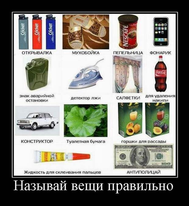 Называй вещи правильно