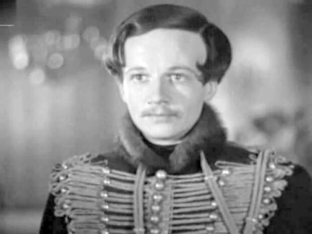 Алексей Консовский в роли Лермонтова, 1943 год