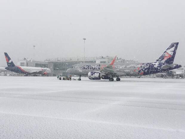 Во время циклона нижегородский аэропорт работал без отмены рейсов