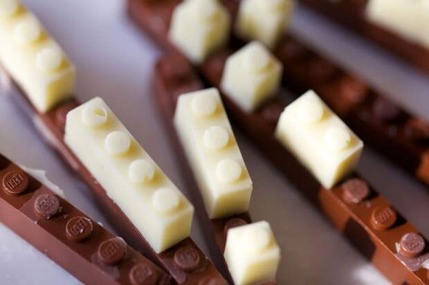 съедобные шоколадные кубики lego (6)