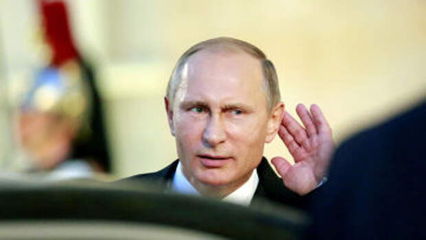 Владимир Путин после встречи «нормандской четверки» в Париже