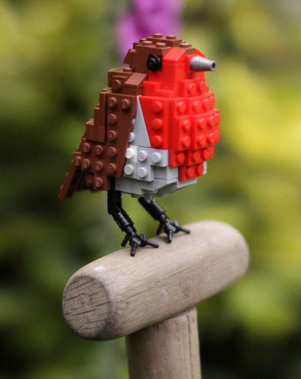 том пулсом скульптуры птиц из конструктора LEGO (2)