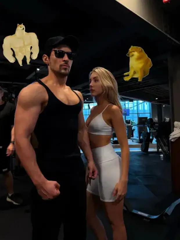 Павел Дуров со своей девушкой