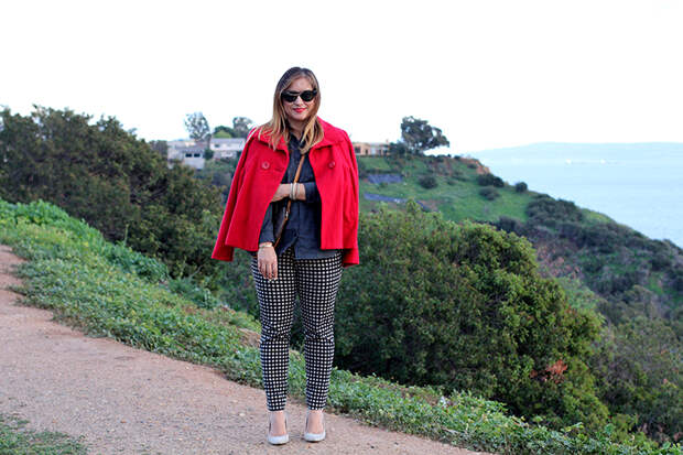 Rossana Vanoni Pop of Color in a wintry day