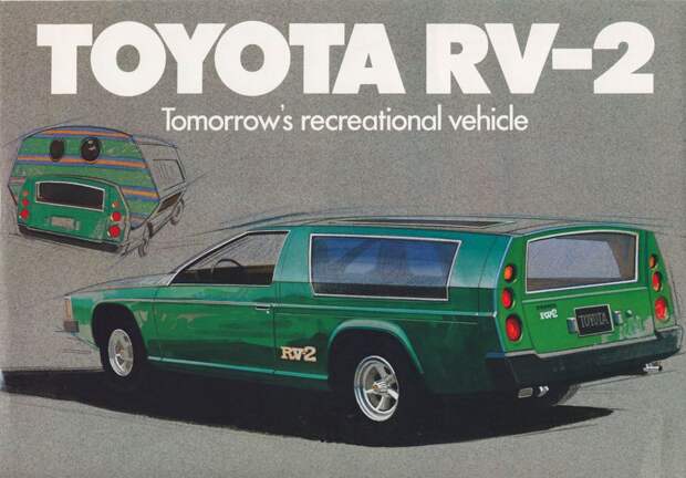 Toyota RV-2 - концепт дома на колесах 1972 года RV-2, toyota, дом на колесах, концепт