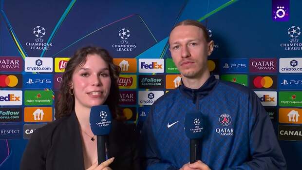 «Слава богу, здесь никто не понимает русский». Сафонов ответил на «нескромный» вопрос журналистки после матча «ПСЖ»