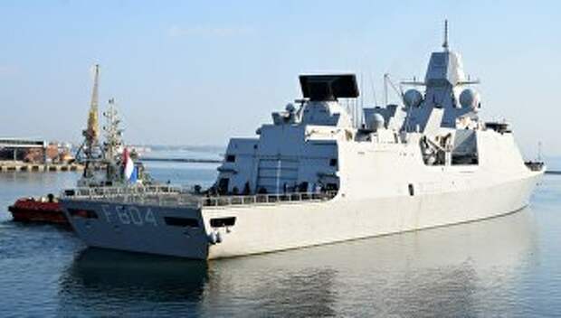 Корабли военно-морской группы НАТО в порту Одессы