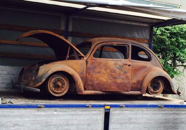 Найденный спустя 35 лет в гараже Porsche Найденный спустя 35 лет в гараже Porsche porsche, volkswagen, авто, находка, олдтаймер