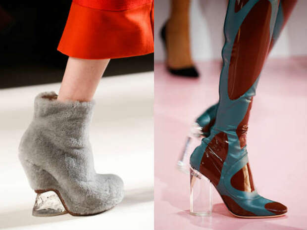 Модная обувь осень-зима 2015-2016: необычные подошва и каблук