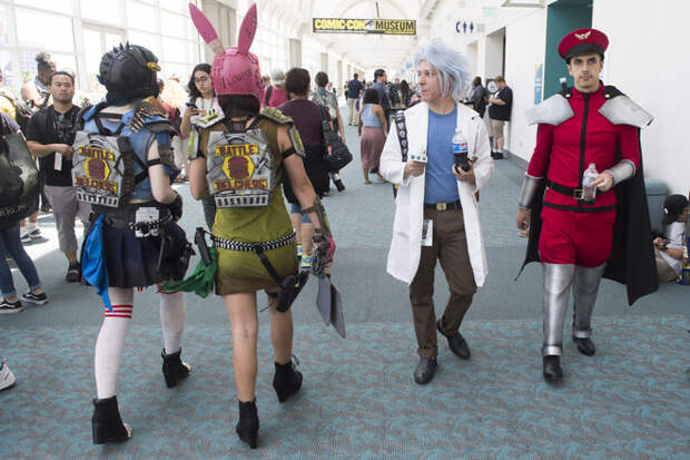 Comic-Con attendees turned the gathering into a big-tent embrace of every conceivable costume or fandom.