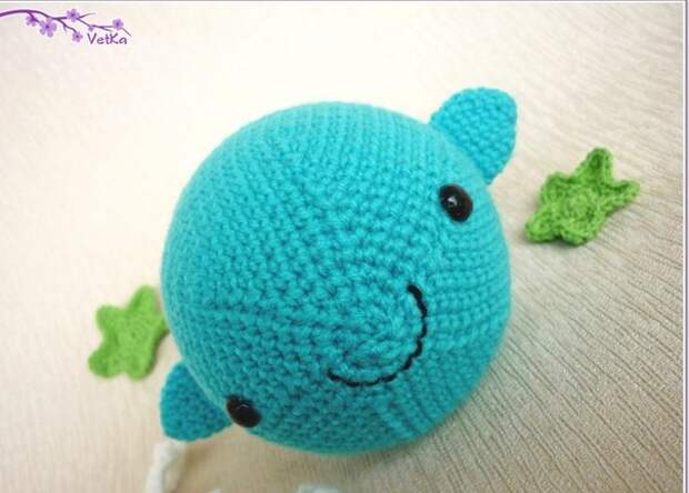 Китенок. Игрушки вязанные крючком