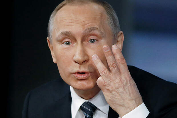 Владимир Путин на большой ежегодной пресс-конференции