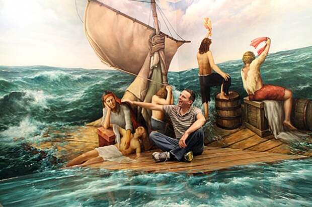 Музей оптический иллюзий в Корее Музей оптический иллюзий в Корее