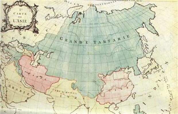 Карта 1754 года