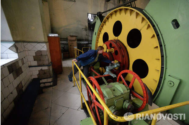 Работа шахтеров на Донбассе