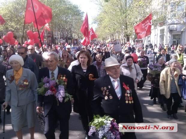 Новости: Николаев за Донбасс (ВИДЕО) 9 мая 2015 г.