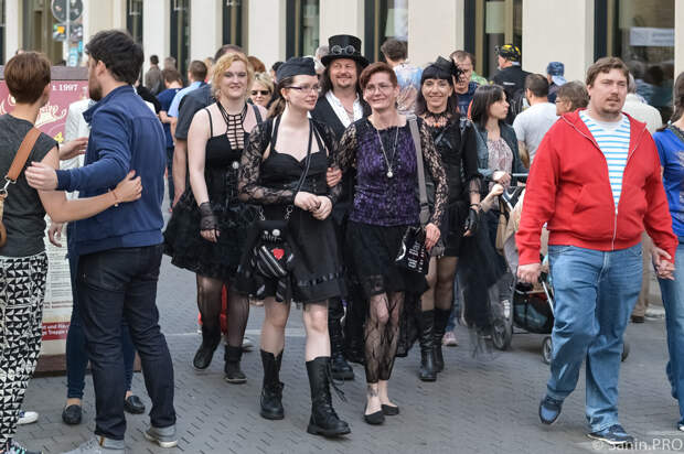 Wave Gotik Treffen 2015 in Leipzig готика, девушки, костюмы, панки, фестиваль