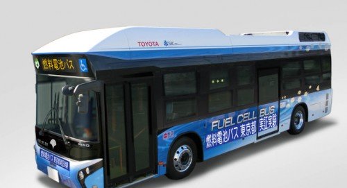 Водородный автобус Toyota и Hino