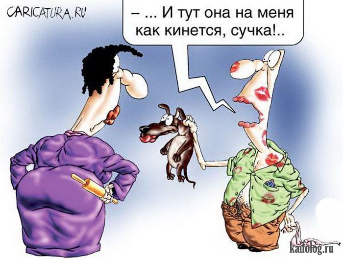 Смешные карикатуры и картинки (55 штук)