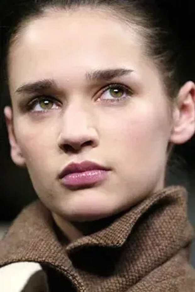 Татьяна Ковылина на показе Ralph Lauren осень-зима — 2004