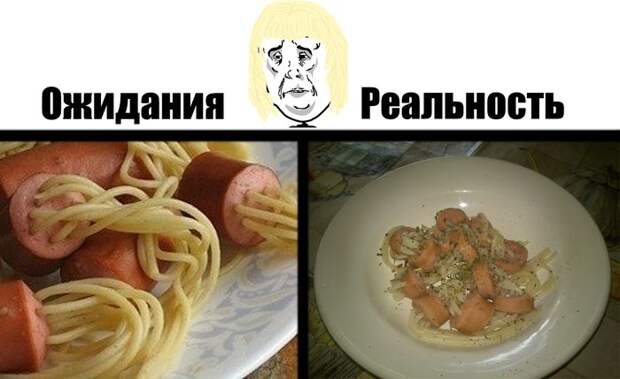 Ожидание и реальность ожидание, реальность, фото, юмор