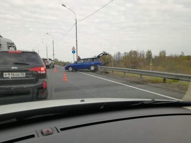 Авария дня. Момент смертельного ДТП в Подмосковье 
