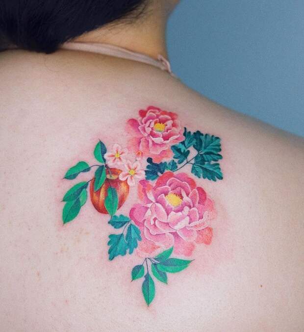Красочные татуировки от Zihee Tattoo