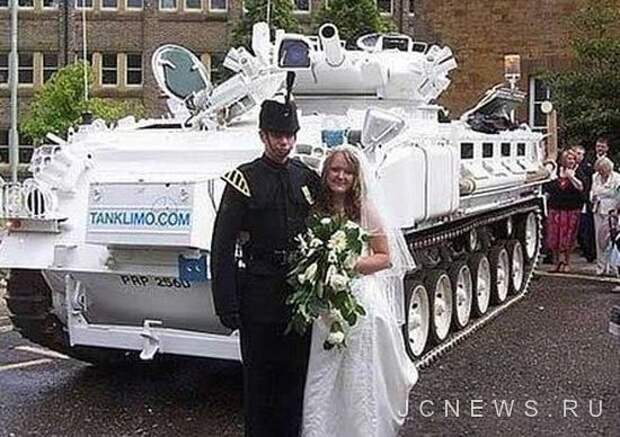 Самые необычные свадебные автомобили
