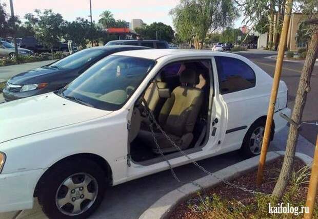 Прикольные противоугонки (50 фото) Прикольные противоугонки (50 фото)