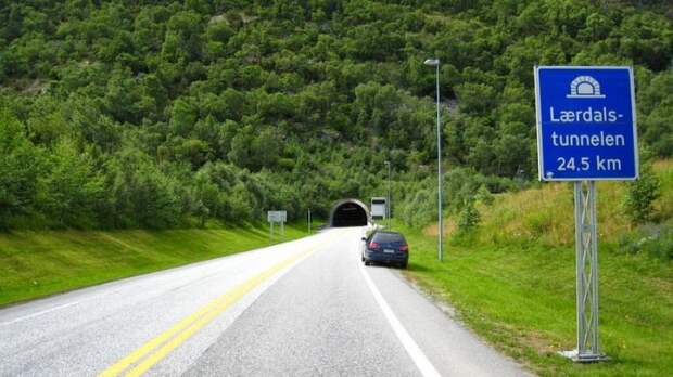 Лердальский туннель – самый длинный в мире автомобильный туннель