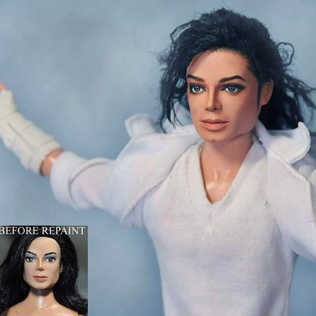 Майкл Джексон барби, кукла, ноэль круз, художник