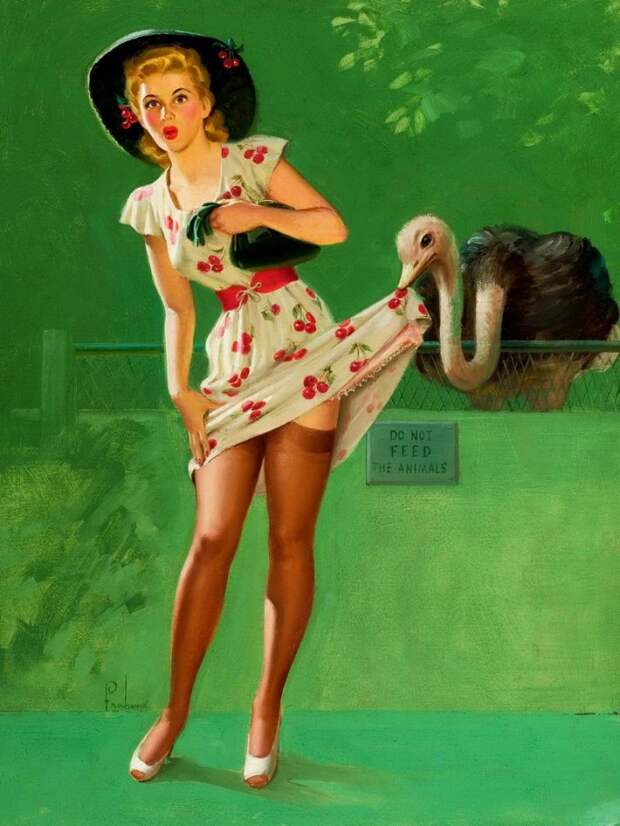 Красотки! Художник-иллюстратор Art Frahm (1907-1981)