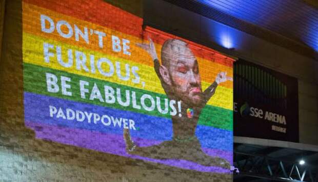 Paddy Power поддержала митинг против Тайсона Фьюри